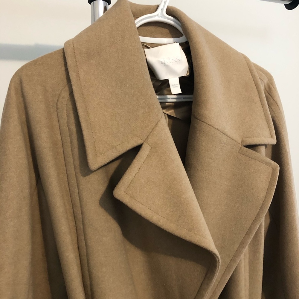 Hugo Box Relaxed-Fit Coat in Virgin Wool